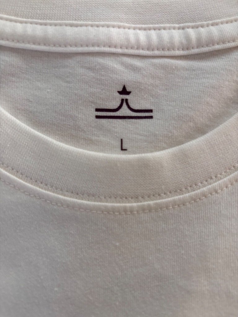 Nwot Evo Long Sleeve White Floaty Pow Pow Graphic Tee — image 4 of 6